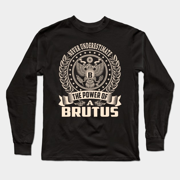 BRUTUS Long Sleeve T-Shirt by Darlasy